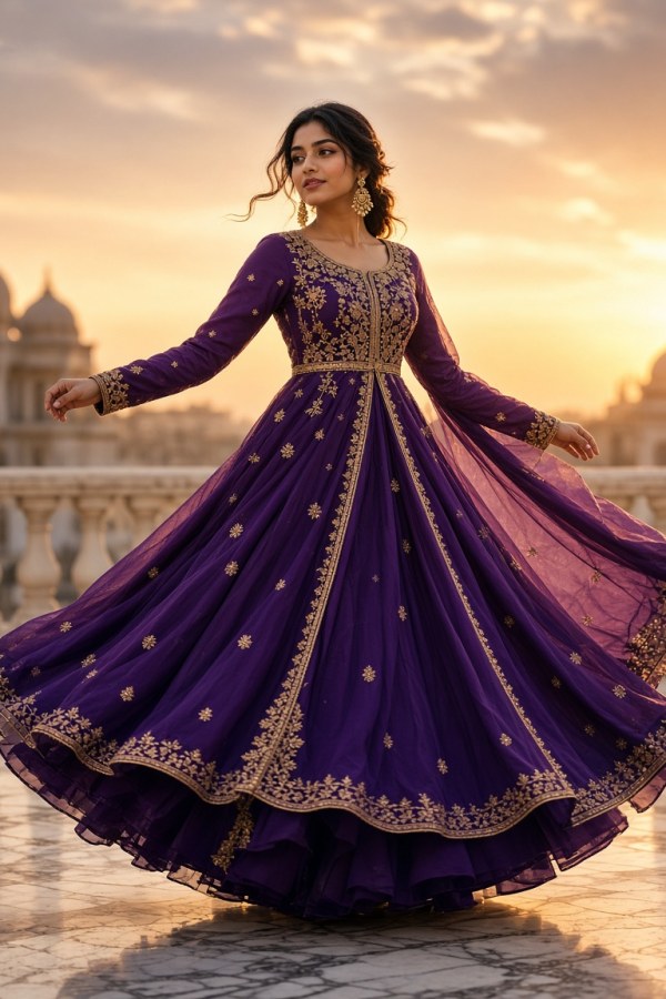 Flared Anarkali Gown