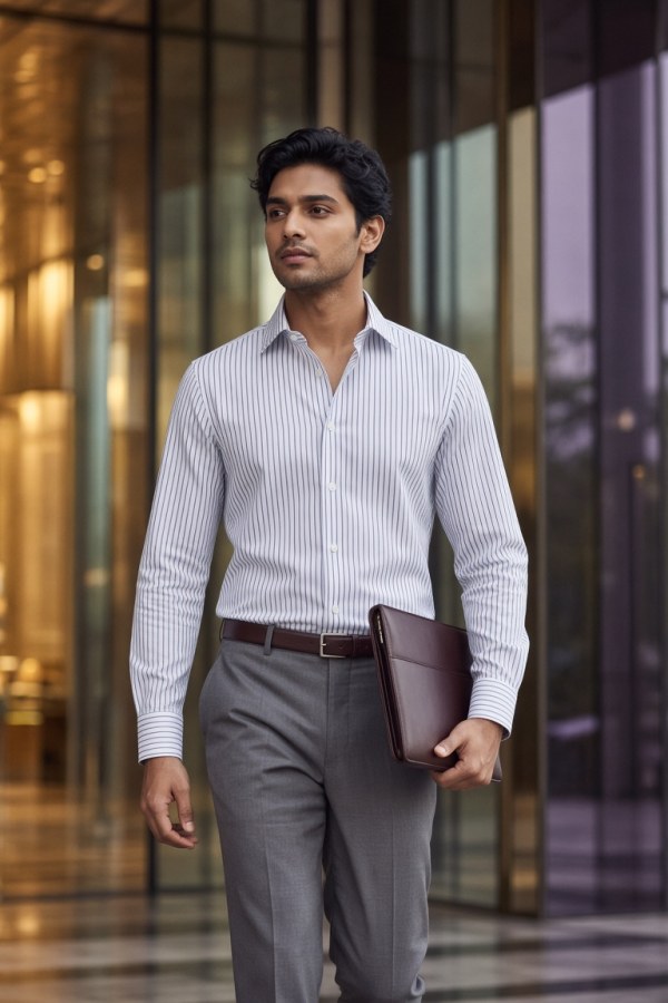 Striped Office Shirt