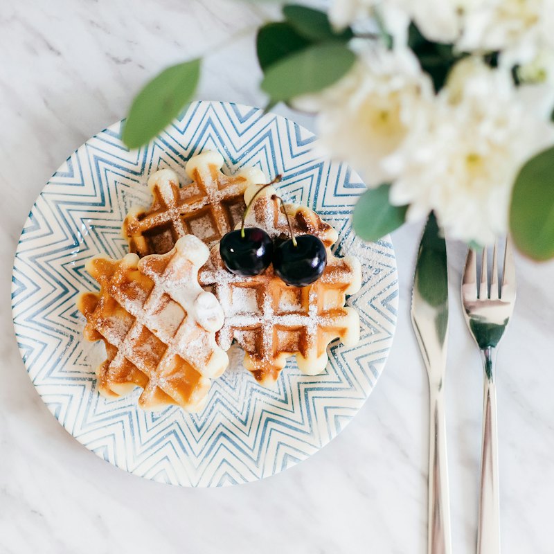 Blueberry Waffle Stack