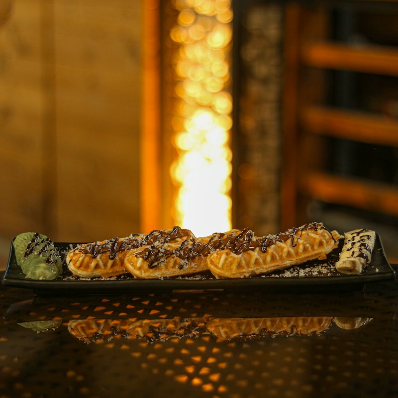 Caramel Pecan Waffle