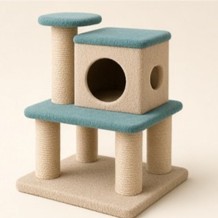 Cozy 3-Level Cat Tree with Condo