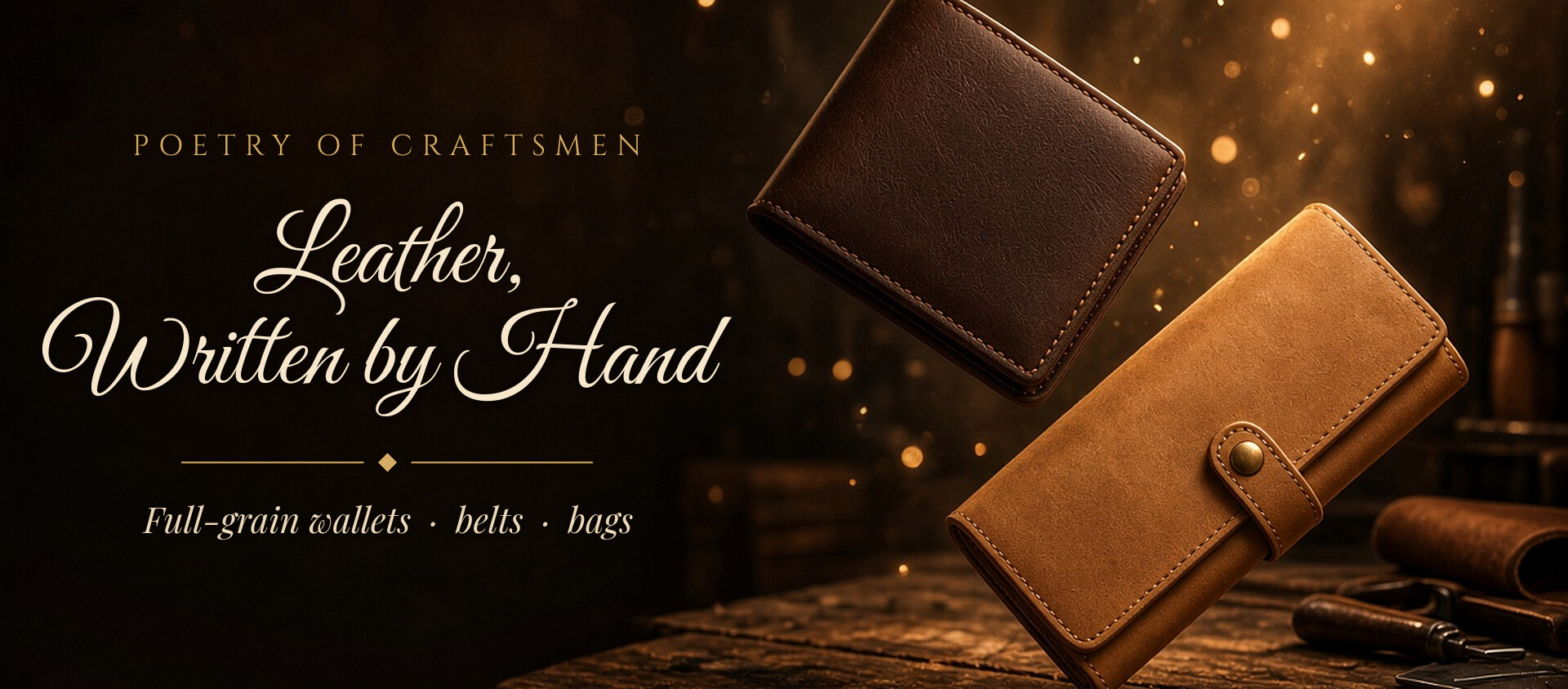 Leather, Written by Hand